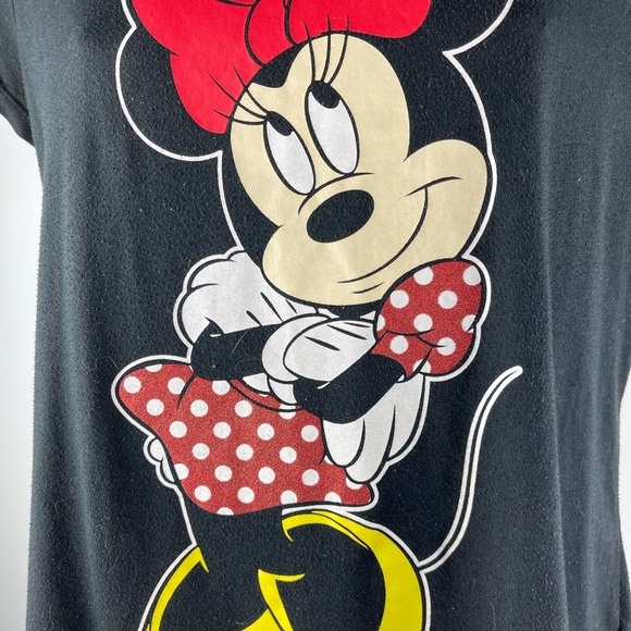 Minnie Mouse Disney Black T-Shirt - Size L - Picture 7 of 10
